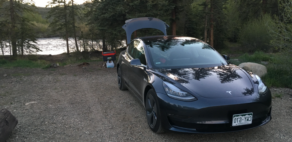 Tesla camping and road trips