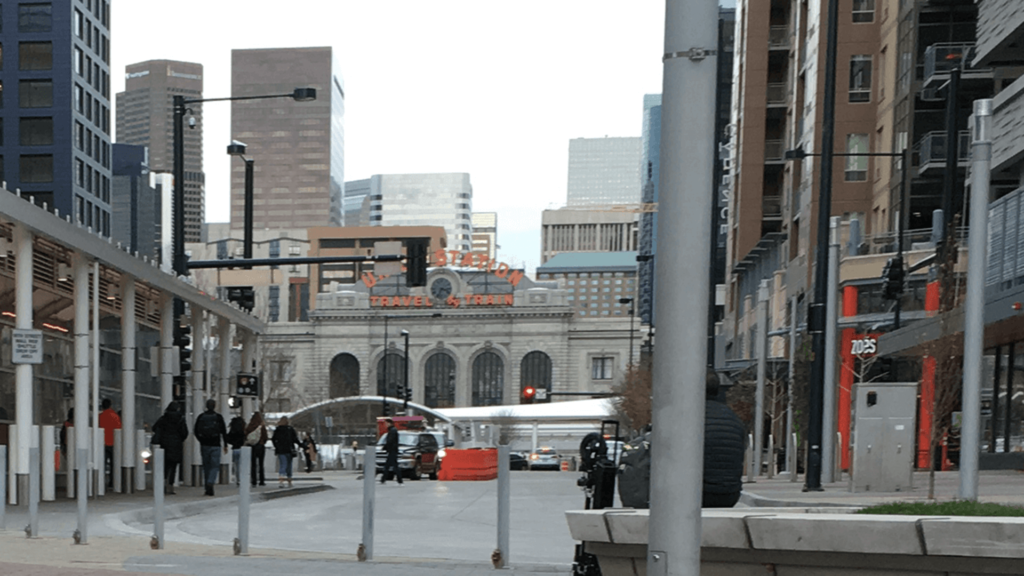 Union Station Denver downtown city streets